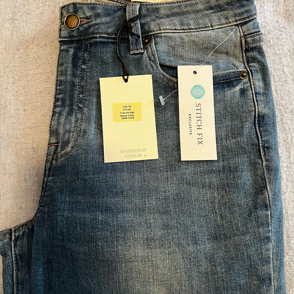 Cosmic Blue Love Ellie Straight Leg Jeans